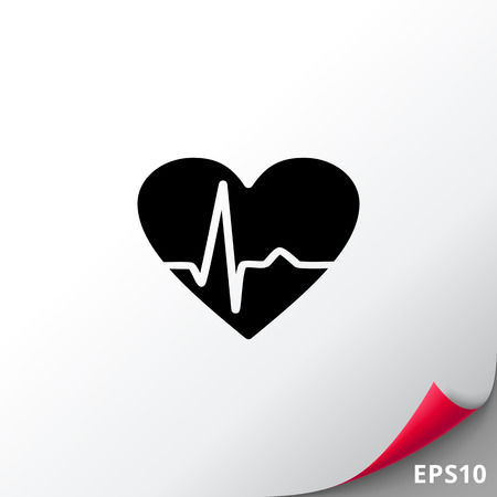 Heartbeat Rate Iconのイラスト素材