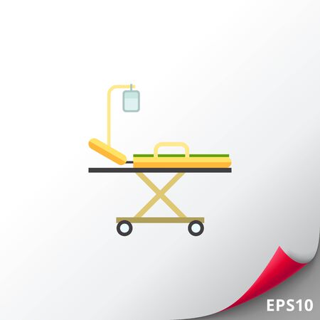 Hospital Bed Iconのイラスト素材