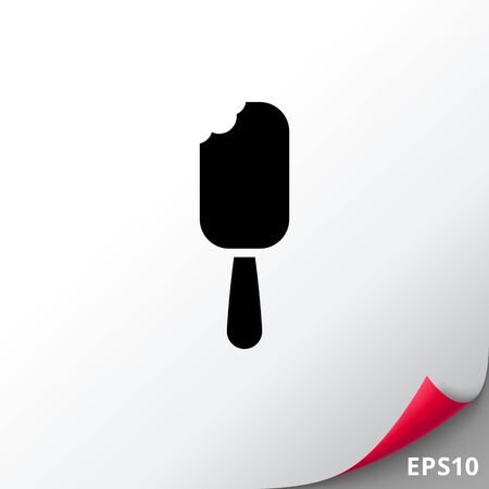 Ice-cream on Stick Iconのイラスト素材