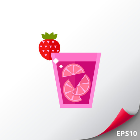 Alcoholic beverage sangria iconのイラスト素材