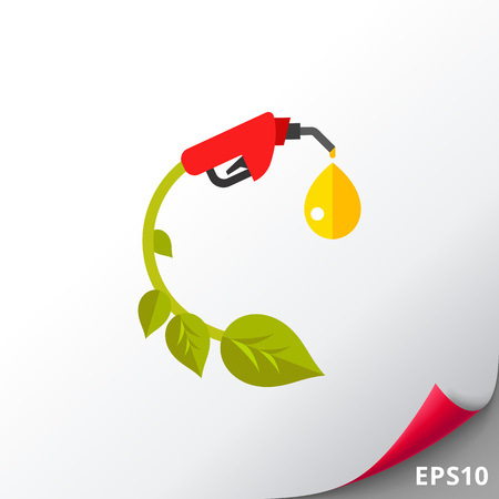 Alternative fuel vehicle iconのイラスト素材