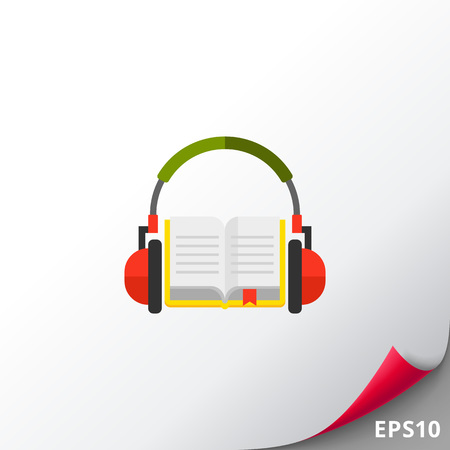 Audio guide iconのイラスト素材