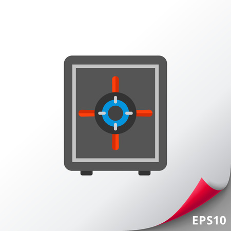 Bank Safe Iconのイラスト素材