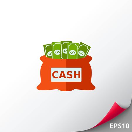 Cash Bag Iconのイラスト素材