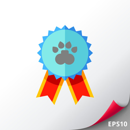 Dog Competition Award Iconのイラスト素材