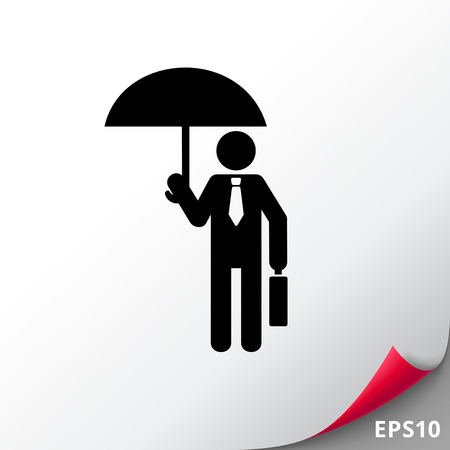 Protection Concept Iconのイラスト素材