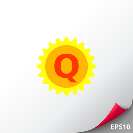 Quality Label Iconのイラスト素材