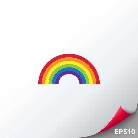 Rainbow iconのイラスト素材