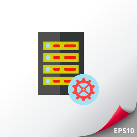 Repair server iconのイラスト素材