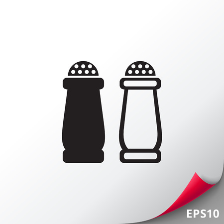 Salt and pepper shakersのイラスト素材