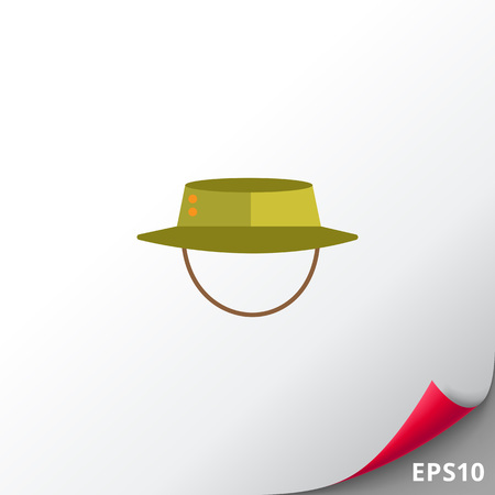Safari hat iconのイラスト素材