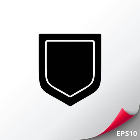 Shield simple iconの写真素材