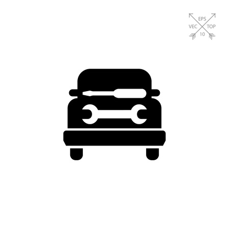 Car workshop iconのイラスト素材