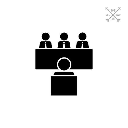 Interview Concept Iconのイラスト素材