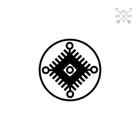 Cybernetics simple iconのイラスト素材