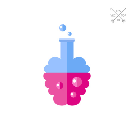 Brain Lab Iconのイラスト素材