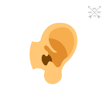 Human ear iconのイラスト素材