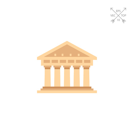 Historical Building Vector Iconのイラスト素材