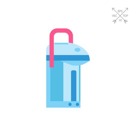 Modern thermo pot vector iconのイラスト素材