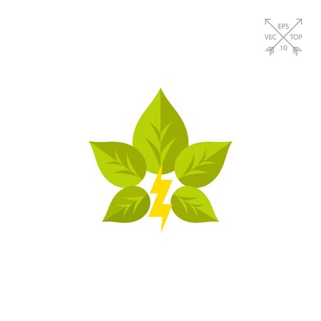 Renewable energy iconのイラスト素材