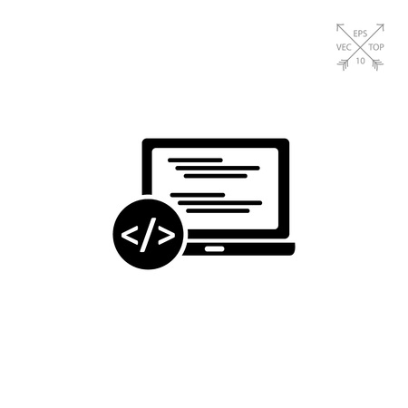 Programming simple iconのイラスト素材