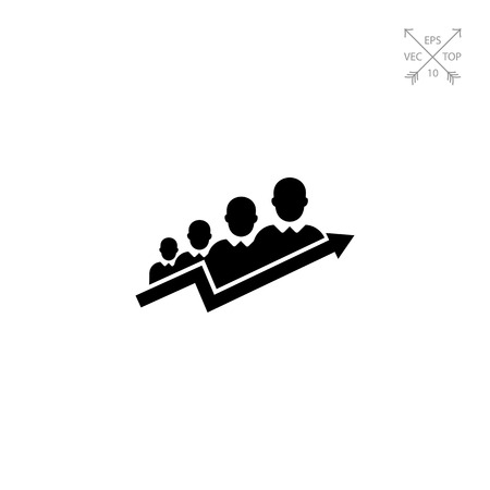 Teamwork success concept iconのイラスト素材