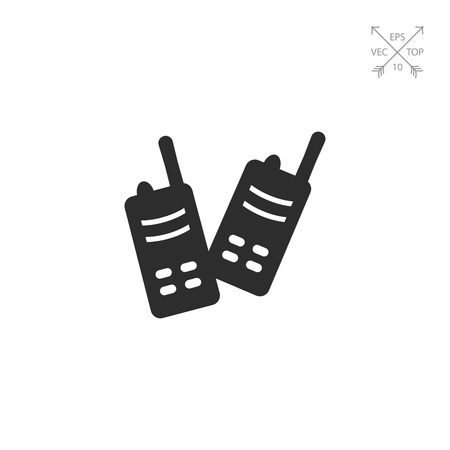 Walkie-talkie setのイラスト素材