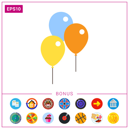 Balloons iconのイラスト素材