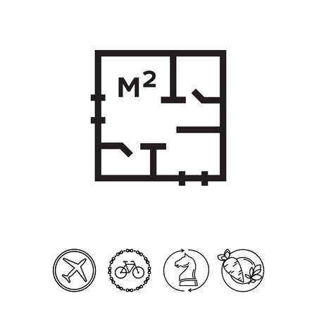 Apartment schemeのイラスト素材