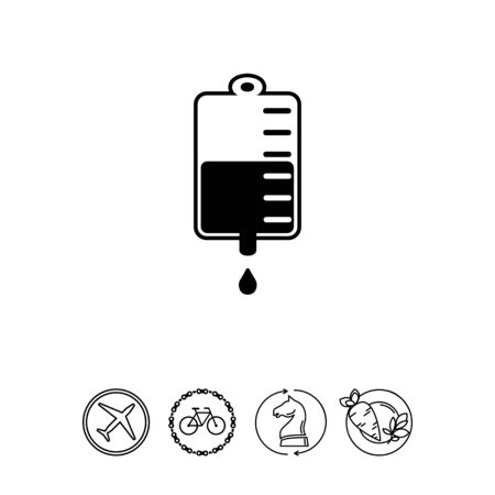 Blood Donation Concept Iconのイラスト素材