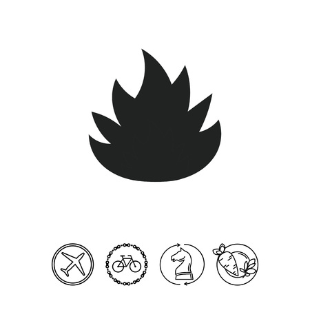 Fire iconのイラスト素材