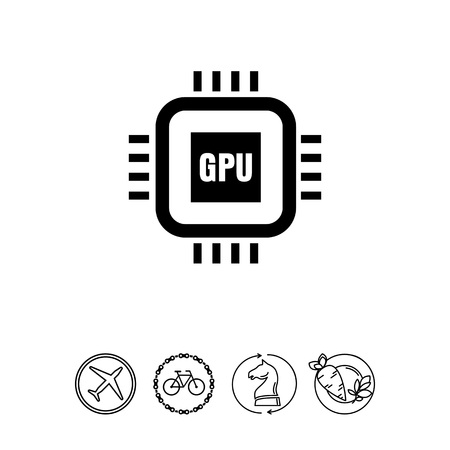 General processing unitのイラスト素材