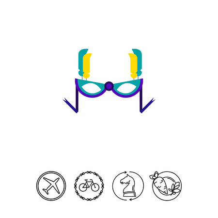 Carnival Mask Iconのイラスト素材