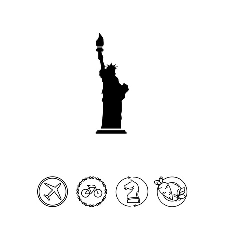 Statue of Liberty iconのイラスト素材