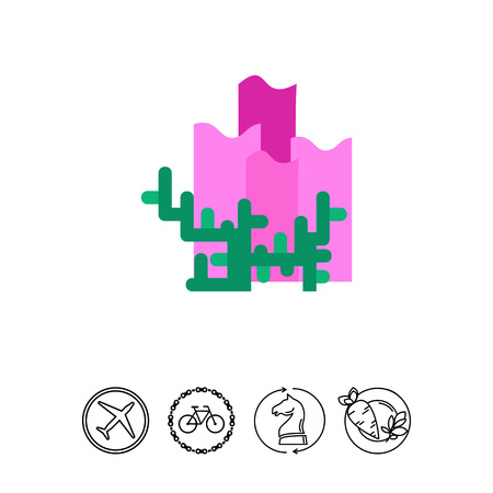 Deep sea coral iconのイラスト素材