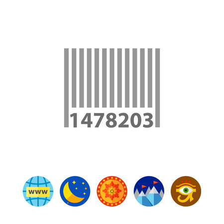 Bar code iconのイラスト素材