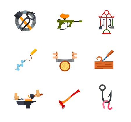 Skill icon setのイラスト素材