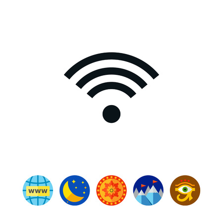 Wifi signalのイラスト素材