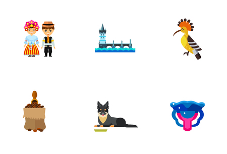 Czech Republic icon setのイラスト素材