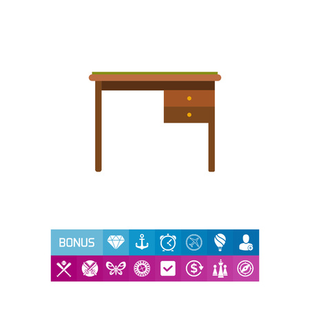 Desk with drawersのイラスト素材