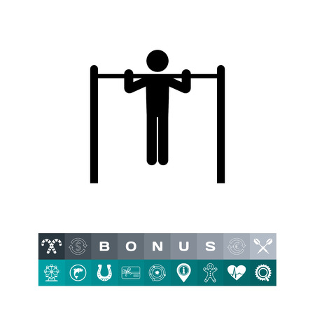 Chin-up barのイラスト素材