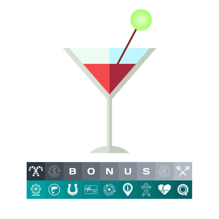 Cocktail iconのイラスト素材
