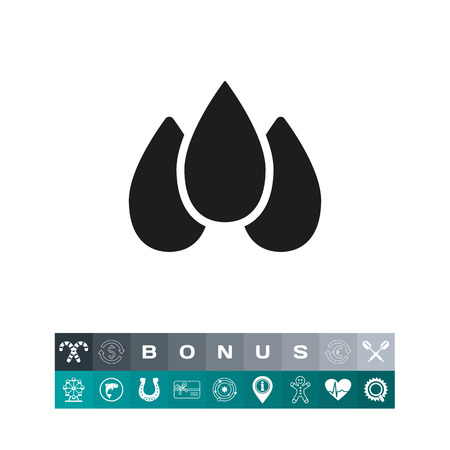 Sesame seeds iconのイラスト素材