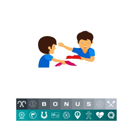 Whip game iconのイラスト素材