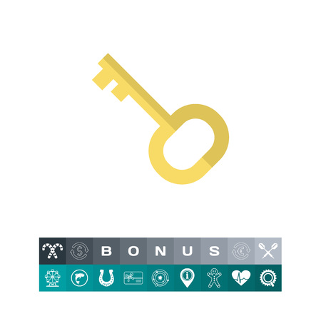 Key iconのイラスト素材