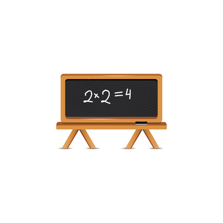 Blackboard with formulaのイラスト素材
