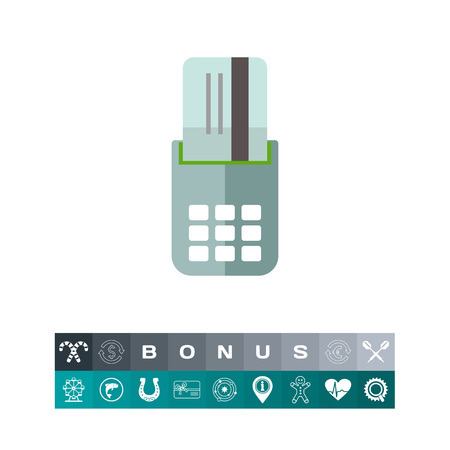 Using POS terminalのイラスト素材