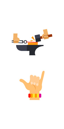 Expressing yourself icon setのイラスト素材