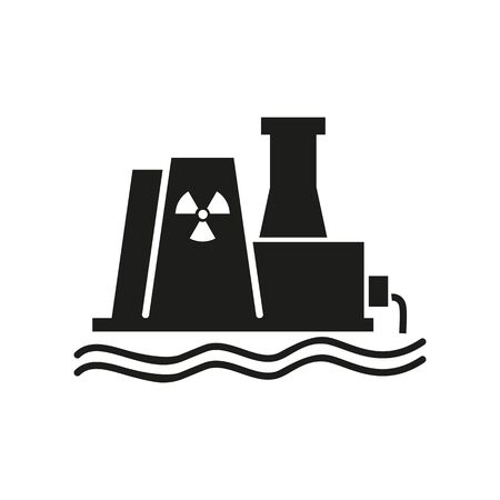Power station icon vector illustration.のイラスト素材