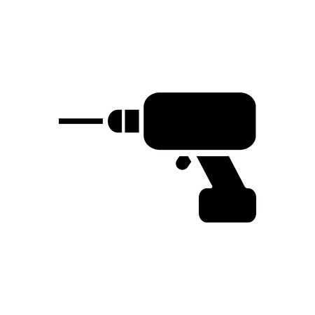 Cordless screwdriver iconのイラスト素材